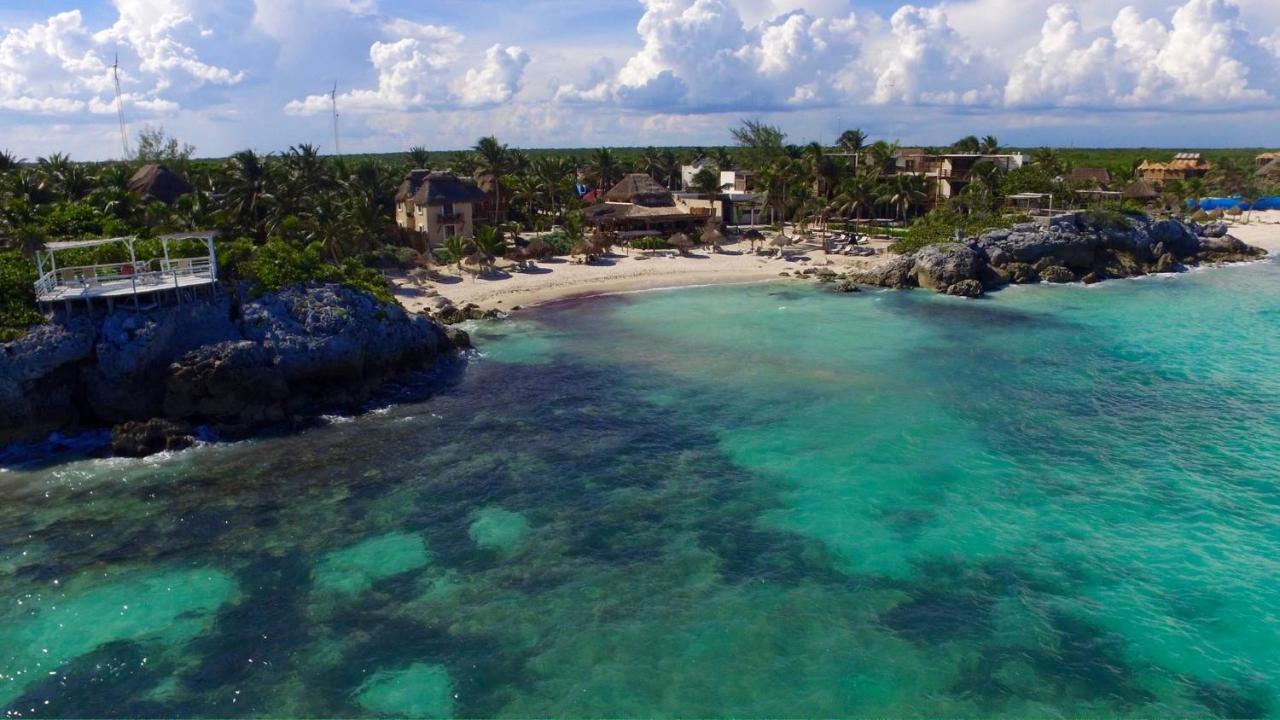 Hotel Piedra Escondida Tulum Exterior foto